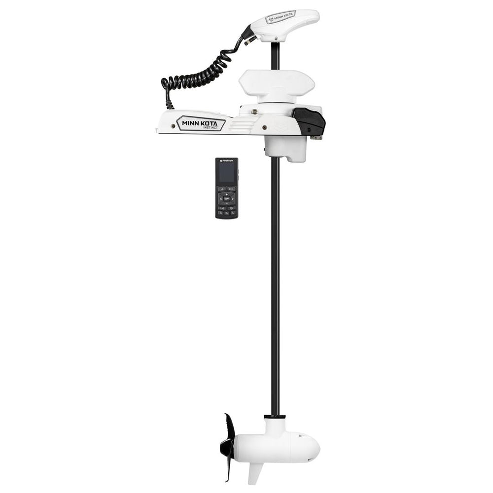 Minn Kota Riptide Instinct QUEST 90/115 lb. Thrust, 60" Shaft, Wireless Remote, White  • 1358560