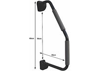 Milenco RV Entry Safety Hand Rail, XL Black  • 4565