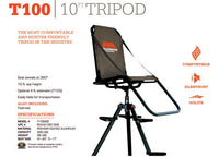 Millennium 10' Ultralite Tripod Tree Stand  • T-100-00