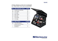 Montezuma 26" x 18" Steel Triangle Toolbox  • SE250B