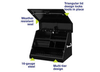 Montezuma 26" x 18" Steel Triangle Toolbox  • SE250B