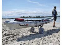 Malone Clipper TRX-S Deluxe Cart with Beach Wheels for Canoe or Kayak with V-Style Bottom  • MPG522-S