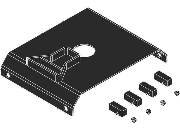 MORryde Fifth Wheel Hitch Pin Box Adapter Kit For SuperGlide Hitches  • RPB77-001