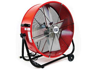 Maxxair 24" 2-Speed Tilting Direct Drive Drum Fan, Red  • BF24TFREDUPS