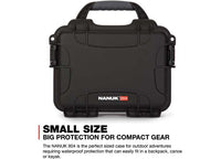 Nanuk Nanuk 904 Waterproof Hard Case W/foam - Black, Interior: 8.4 X 6 X 3.7in  • 904-1001