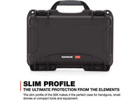 Nanuk 909 Waterproof Hard Case w/ Foam - Black  • 909-1001