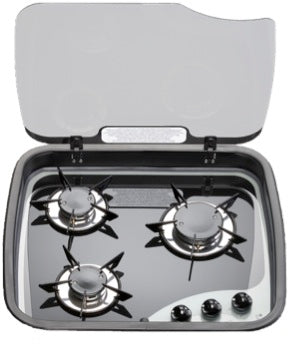 Norcold 3-Burner RV Electric Recessed Mount Cooktop  • SHB16950Y