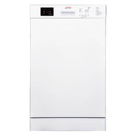 Pinnacle 18" Built-In Dishwasher 8 Place Settings & 8 Wash Programs, White  • WB 1840