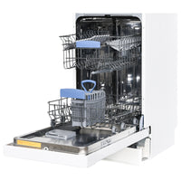 Pinnacle 18" Built-In Dishwasher 8 Place Settings & 8 Wash Programs, White  • WB 1840