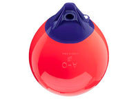 Polyform 8" x 11.5" A-0 Series Round One Eye Inflatable Buoy  • 75-404-910