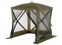 Quick-Set Traveler 4-Sided Screen Shelter - Green with Black Mesh  • 9870