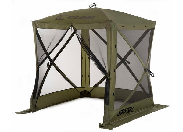 Quick-Set Traveler 4-Sided Screen Shelter - Green with Black Mesh  • 9870
