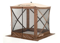 Quick-Set Traveler 4-Sided Screen Shelter - Brown with Tan Roof & Black Mesh  • 9881