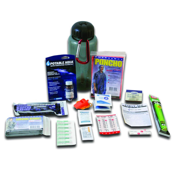 Ready America Deluxe Water Bottle Survival Kit  • 70060