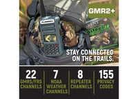 Rugged Radios 2 PACK - Rugged GMR2 PLUS - GMRS / FRS Two Way Handheld Radios, Grey  • GMR2-PLUS-2-PACK