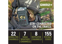 Rugged Radios GMRS and FRS Two Way Handheld Radio - Grey  • GMR2-PLUS