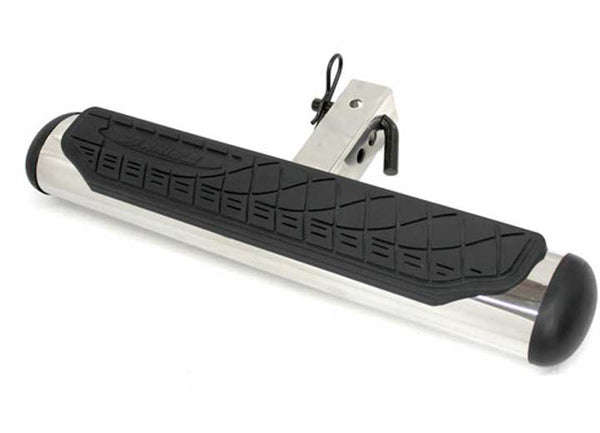 Go Rhino 4" Oval Polished Hitch Step for 2" Receivers  • 460PS
