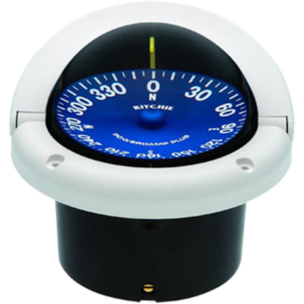 Ritchie SuperSport White Flush Mount Compass  • SS-1002W