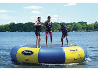 RAVE Sports Bongo 15 Water Bouncer - 15 ft. x 36 in., Yellow/Blue  • 02012