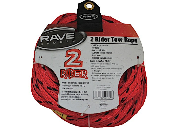 RAVE Sports 2 Person Tubing Tow Rope  • 02331