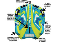 RAVE Sports Cutter 2 Person Extreme Inflatable Towable Tube  • 02826