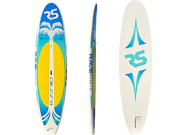 RAVE Sports Shoreline Series SS110 10' 9" SUP - Ocean Palm  • 02984