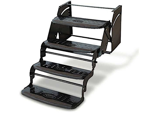 Stromberg Carlson Flexco Steel Steps, 24" W Quad, 8" Rise  • SMFP-4400