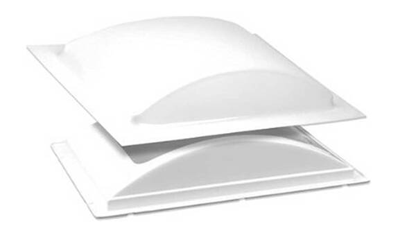 Specialty Recreation Inner/Outer Low-Profile Skylight Kit for 14" x 22" Opening, White  • K1422WLP