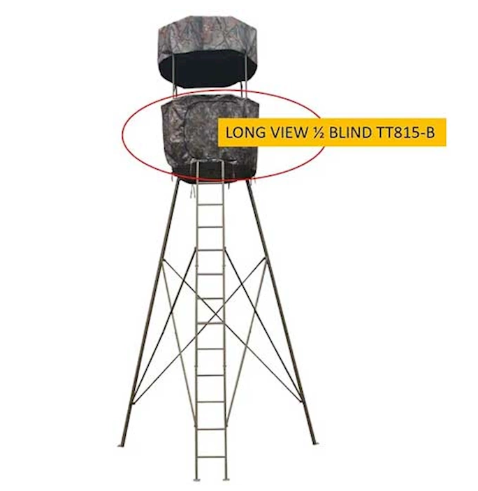 Trophy Treestands Long View / Judge - 1/2 Blind Kit  • TT815-B