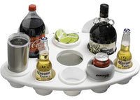 SeaSucker Party Barge - Vertical Mount Cupholder/Portable Bar - White  • MC5347W