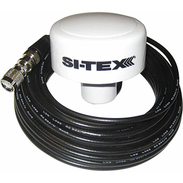 SI-TEX White GPS Antenna with 16.4' RG58 Cable for MDA-1  • MDA-1 ANT