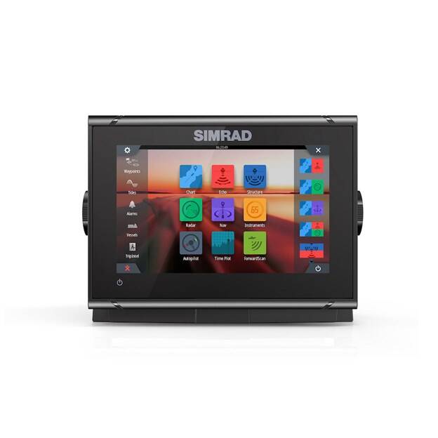 Simrad GO7 XSR 7" Fish Finder/Chartplotter with HDI Transducer, C-Map Discover Charts  • 000-14326-002