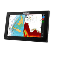 Simrad NSX 9" Fish Finder/Chartplotter Kit with Active Imaging 3-in-1 Transducer, C-Map Discover X Charts and Halo20+ Radar  • 000-15377-001