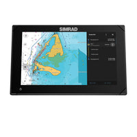 Simrad NSX 9" Fish Finder/Chartplotter Kit with Active Imaging 3-in-1 Transducer, C-Map Discover X Charts and Halo20+ Radar  • 000-15377-001