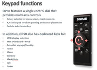Simrad OP50 Remote Controller, Portrait  • 000-12364-001
