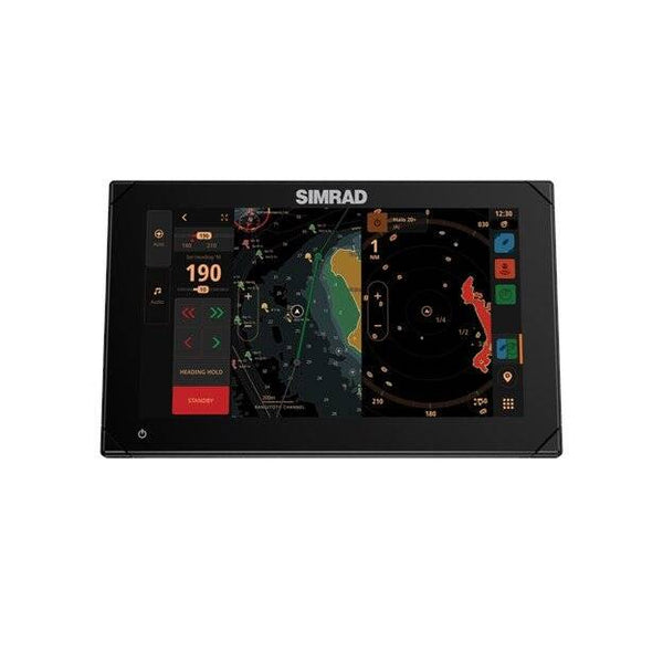 Simrad NSX 9" Fish Finder/Chartplotter with Active Imagingâ„¢ 3-in-1 Transducer, C-Map Discover X Charts  • 000-15366-001