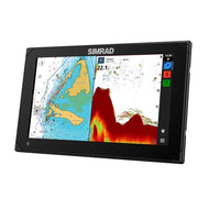 Simrad NSX 9" Fish Finder/Chartplotter with Active Imagingâ„¢ 3-in-1 Transducer, C-Map Discover X Charts  • 000-15366-001