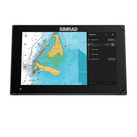 Simrad NSX 9" Fish Finder/Chartplotter with Active Imagingâ„¢ 3-in-1 Transducer, C-Map Discover X Charts  • 000-15366-001