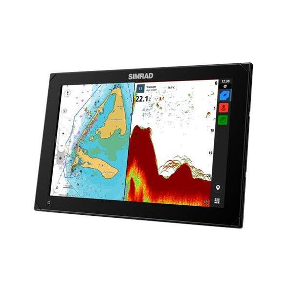 Simrad NSX 12" Fish Finder/Chartplotter with Active Imaging 3-in-1 Transducer, C-Map Discover X Charts  • 000-15367-001