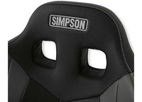 Simpson Racing Pro Sport Off-Road Suspension Seat, Black/Charcoal  • S107-305