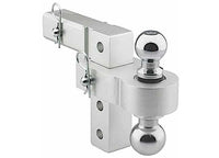 Smittybilt 6" Adjustable Aluminum Ball Mount, 2" and 1-7/8" Balls, 2" Receivers, 6,000 lbs Rating  • 2925