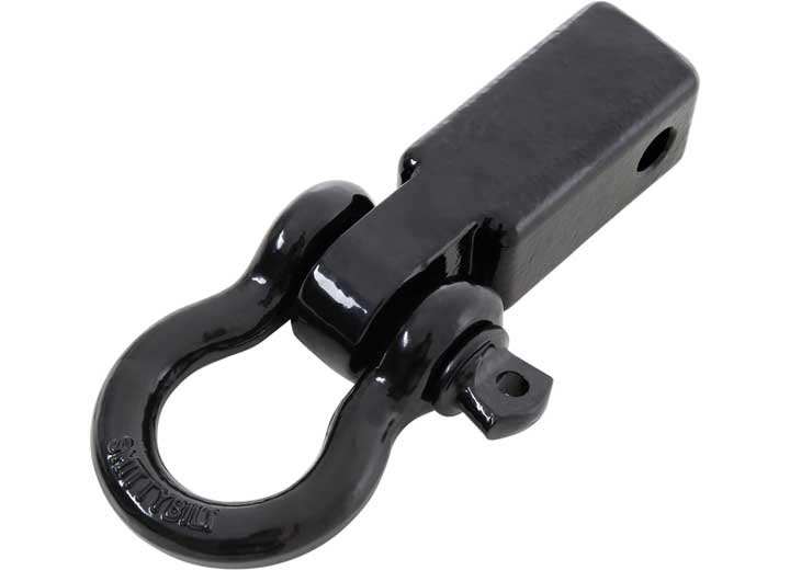 Smittybilt 2" Receiver Mounted D-Ring Shackle, Black  • 29312B