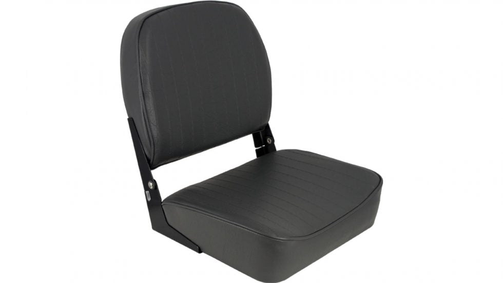 Springfield Marine Charcoal Folding Boat Seat, 19" H x 16" W x 15.5" D  • 1040624