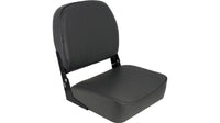 Springfield Marine Charcoal Folding Boat Seat, 19" H x 16" W x 15.5" D  • 1040624