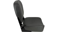 Springfield Marine Charcoal Folding Boat Seat, 19" H x 16" W x 15.5" D  • 1040624