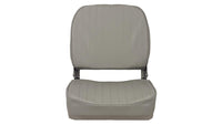 Springfield Marine Gray Folding Boat Seat, 19" H x 16" W x 15.5" D  • 1040623