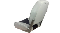 Springfield Marine Gray/Charcoal High Back Folding Boat Seat, 21.5" H x 16" W x 15.5" D  • 1040663