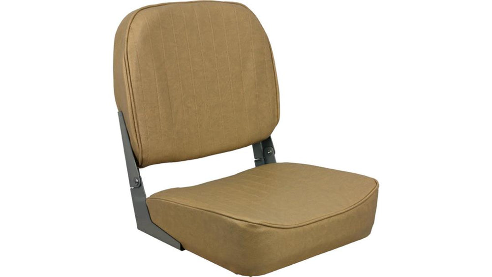 Springfield Marine Cushioned Fold Down Boat Seat, Tan  • 1040628