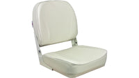 Springfield Marine Cushioned Fold Down Boat Seat, White  • 1040629