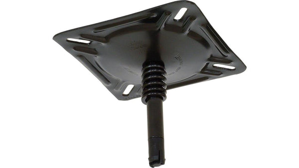 Springfield Marine KingPin 7" L x 7" W x 3/4" D E-Coat Steel Swivel Seat Mount with Spring  • 1615201-EC